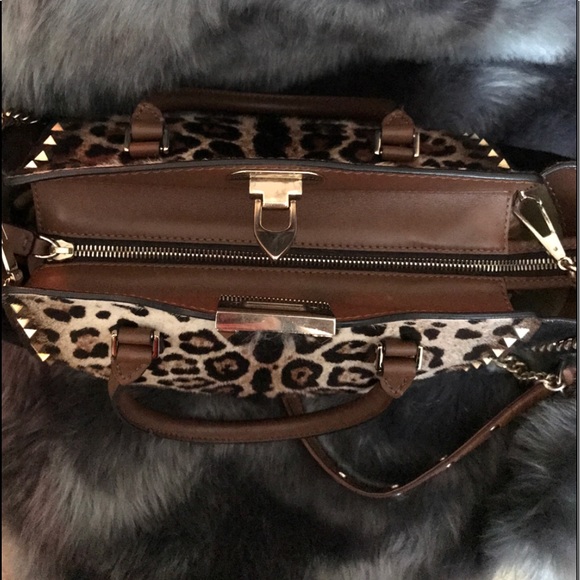 Sale⏰Gorgeous Valentino Rockstud leopard- Rare 3in1 wear - Picture 10 of 16